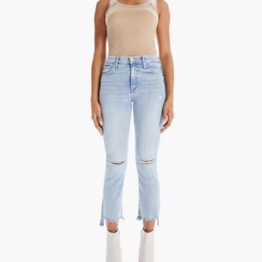 Mother Inside Crop Step Drinking by the Pool Jeans Size 27
